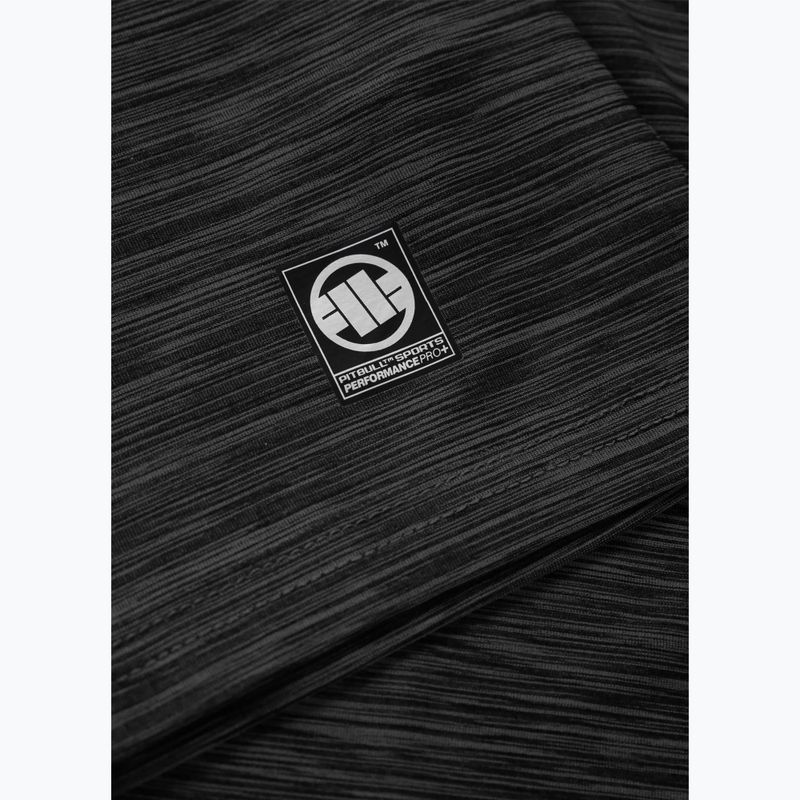 Koszulka męska Pitbull Small Logo Casual Sport black melange 8