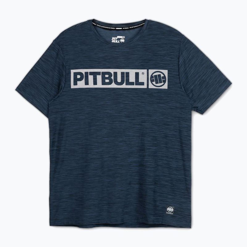 Koszulka męska Pitbull Hilltop Casual Sport navy melange 4