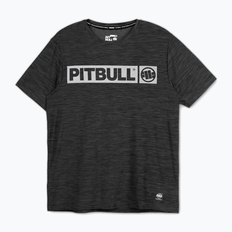 Koszulka męska Pitbull Hilltop Casual Sport black melange 4