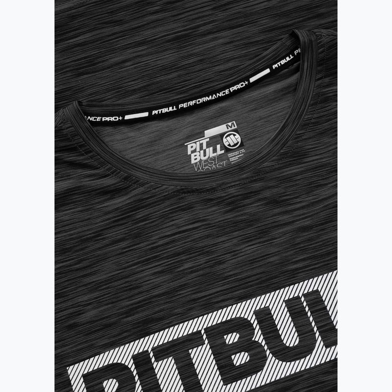 Koszulka męska Pitbull Hilltop Casual Sport black melange 6