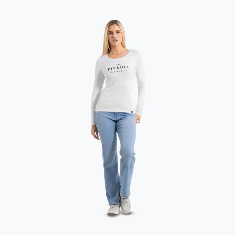 Longsleeve damski Pitbull Usa Cal Slim Fit white 2