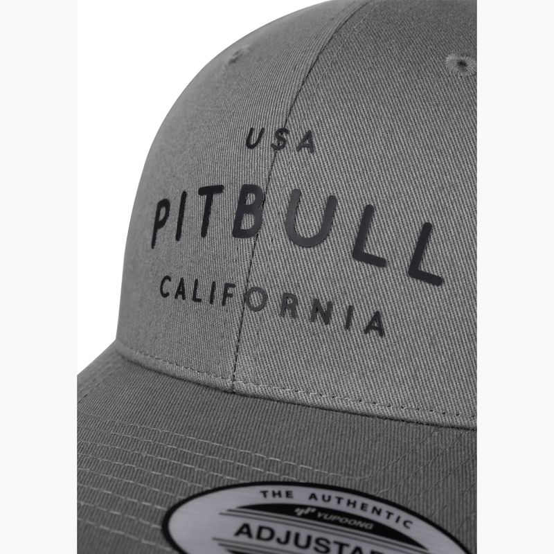 Czapka z daszkiem Pitbull Snapback ,,USA CAL" Classic Low Profile graphite 3