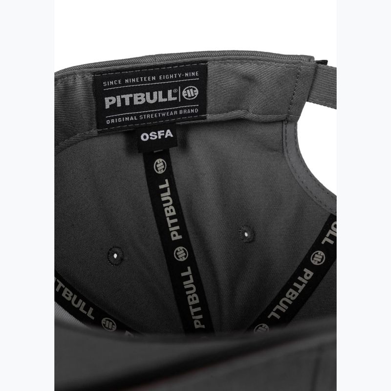 Czapka z daszkiem Pitbull Snapback ,,USA CAL" Classic Low Profile graphite 6