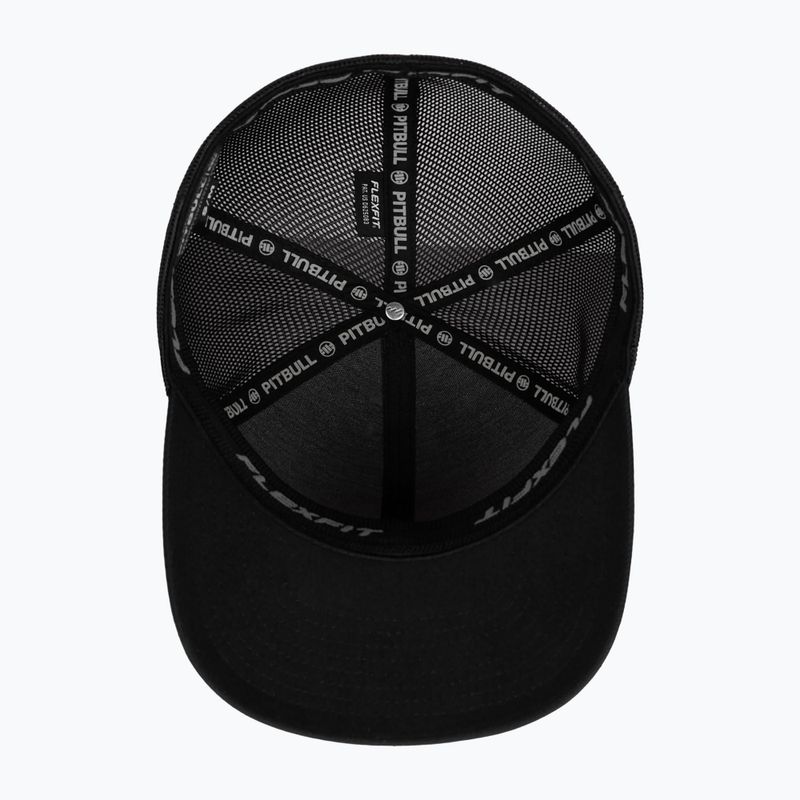 Czapka z daszkiem Pitbull Mesh Full Cap Logo Iridescent Flexfit black 3