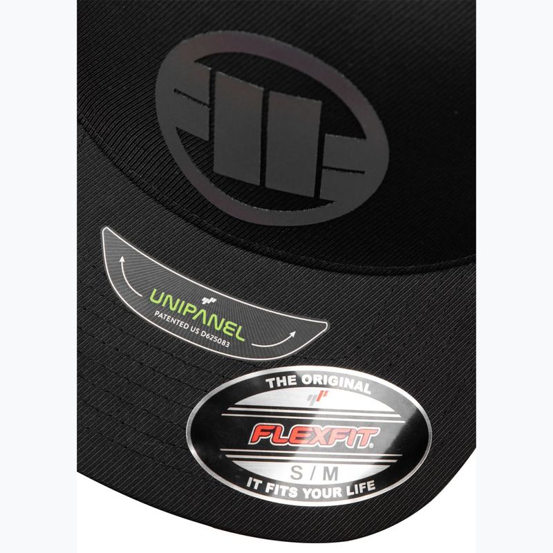 Czapka z daszkiem Pitbull Mesh Full Cap Logo Iridescent Flexfit black 5