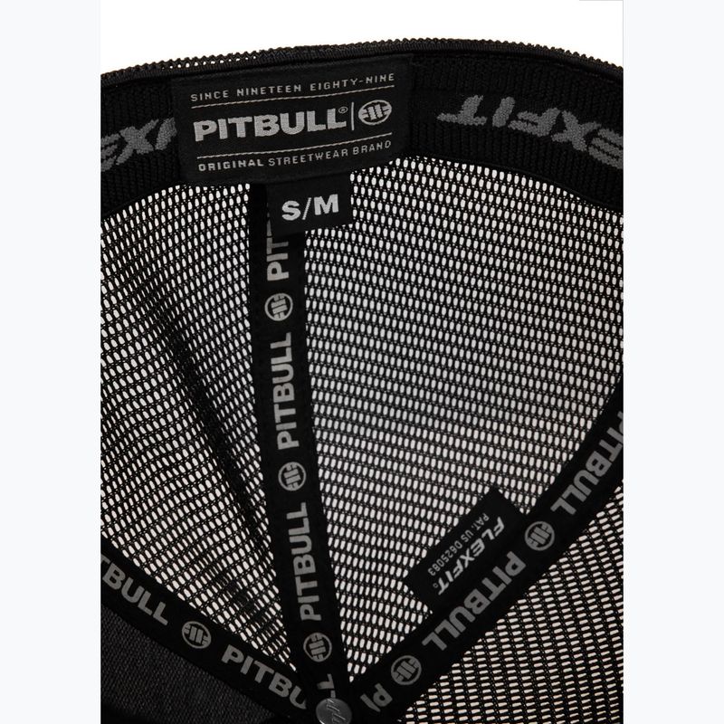 Czapka z daszkiem Pitbull Mesh Full Cap Logo Iridescent Flexfit black 7