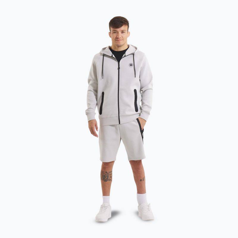 Bluza męska Pitbull Dogwood Hooded Zip Sweatshirt white/blue 2