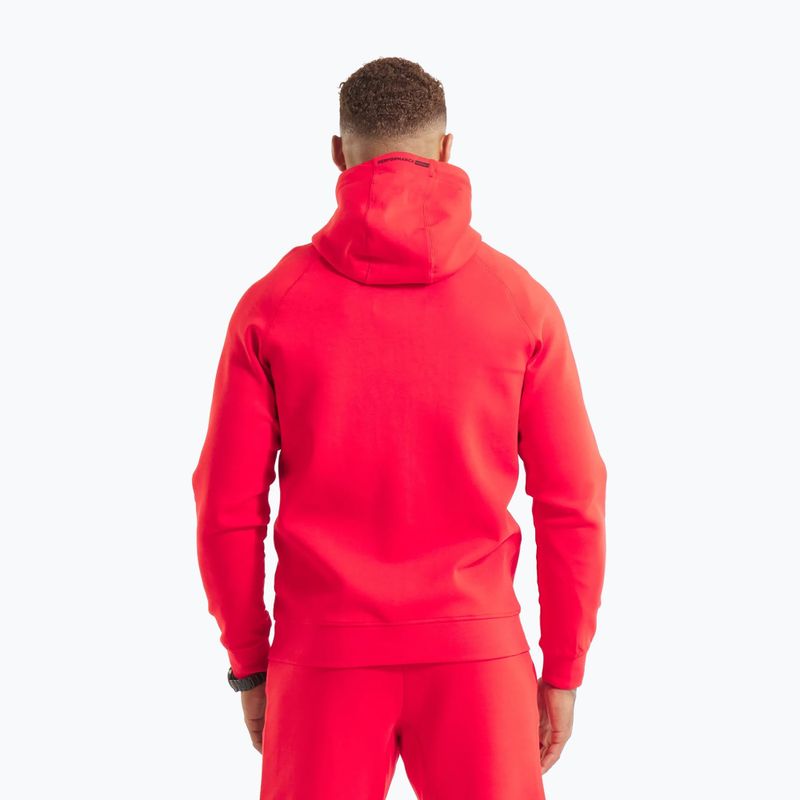 Bluza męska Pitbull Dogwood Hooded Zip Sweatshirt fluo/red 3