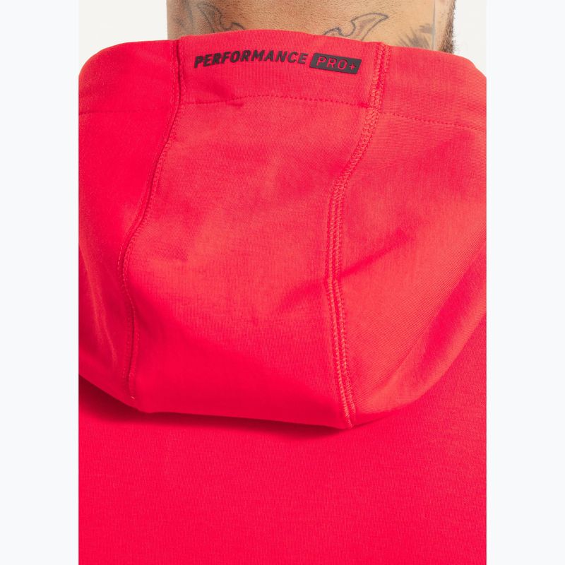 Bluza męska Pitbull Dogwood Hooded Zip Sweatshirt fluo/red 4