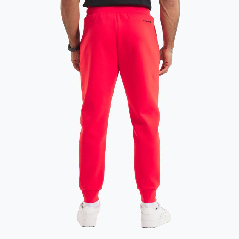 Spodnie męskie Pitbull Dogwood Track Pants fluo/red 2