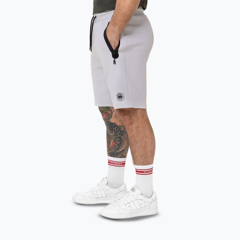 Spodenki męskie Pitbull Dogwood Sport white/blue 5