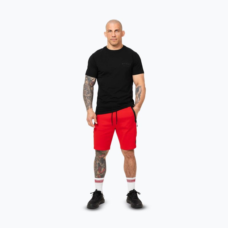 Spodenki męskie Pitbull Dogwood Sport fluo/red 2
