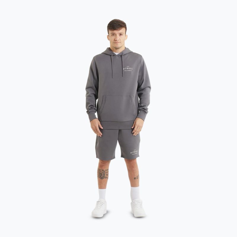 Bluza męska Pitbull Sampson Hooded Sweatshirt graphite 2