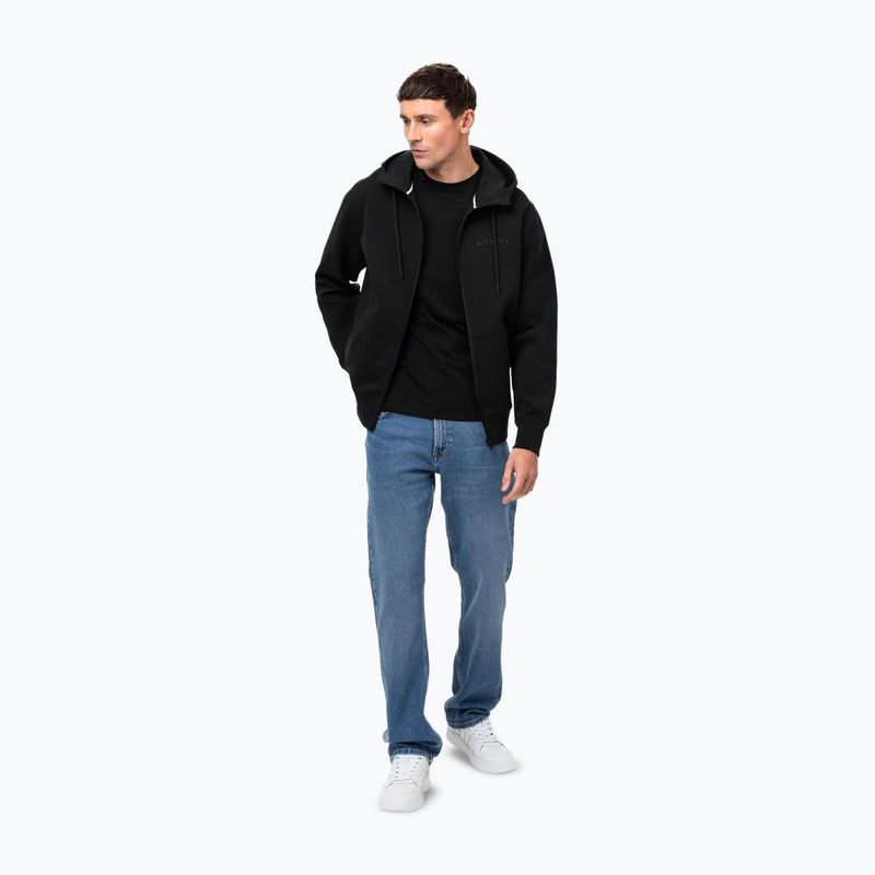 Bluza męska Pitbull Sampson Hooded Zip Sweatshirt black 2