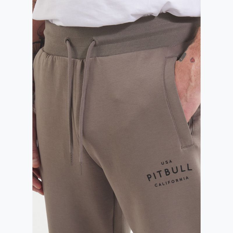 Spodnie męskie Pitbull Sampson Track Pants taupe 4