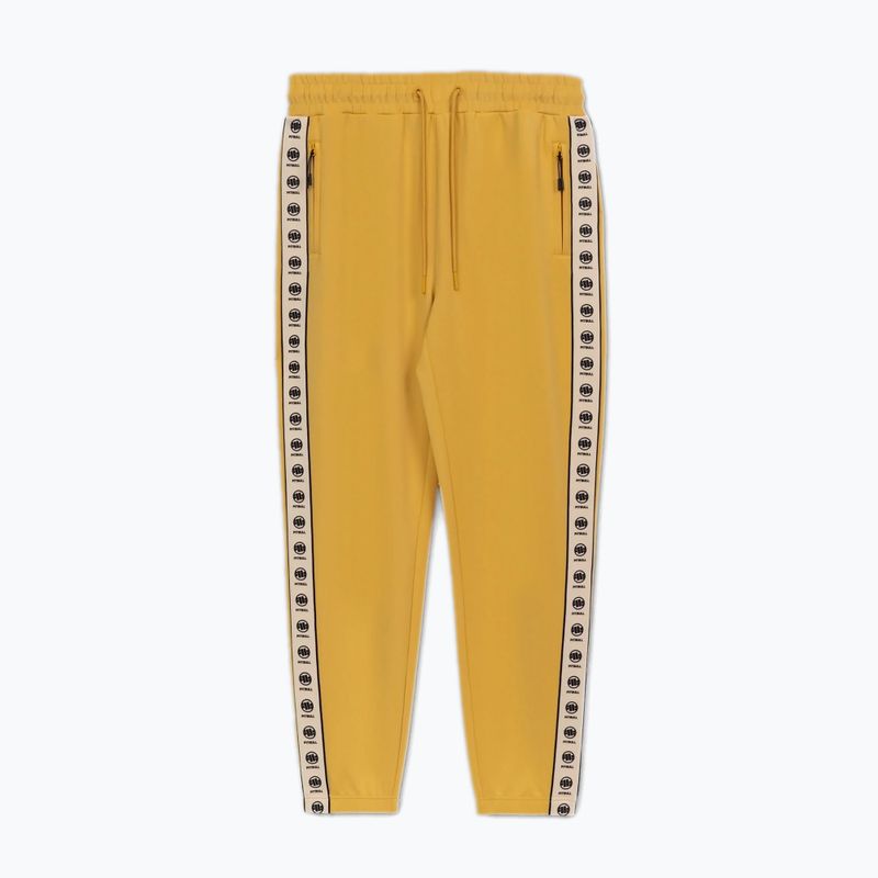 Spodnie męskie Pitbull Track Pants Powers pale yellow 5