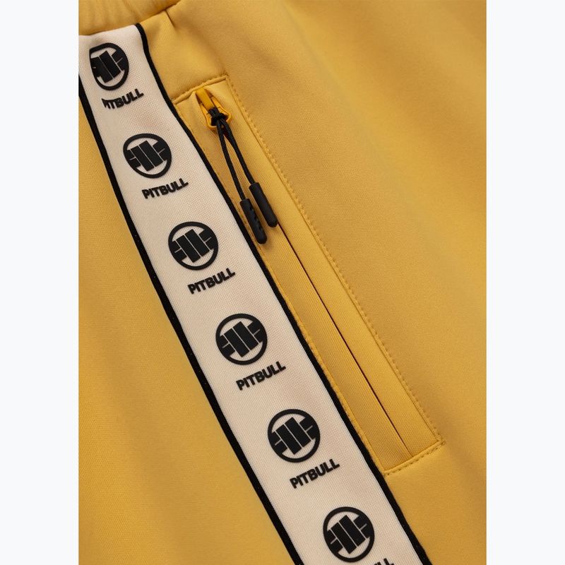 Spodnie męskie Pitbull Track Pants Powers pale yellow 8