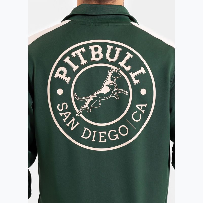 Bluza męska Pitbull Track Jacket San Diego bottle green 5