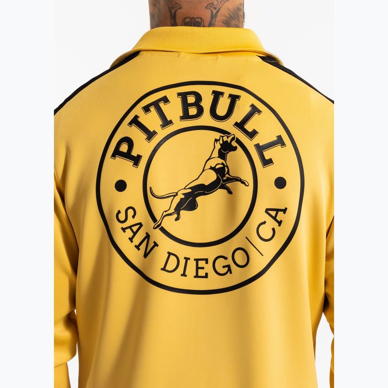 Bluza męska Pitbull Track Jacket San Diego pale yellow 4