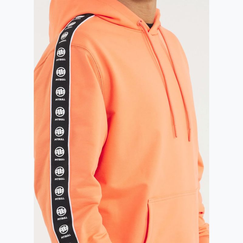 Bluza męska Pitbull Tape Nugget Hooded Sweatshirt bright salmon 4