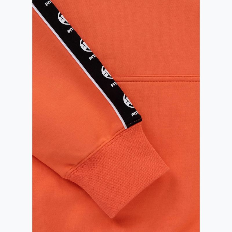 Bluza męska Pitbull Tape Nugget Hooded Sweatshirt bright salmon 10
