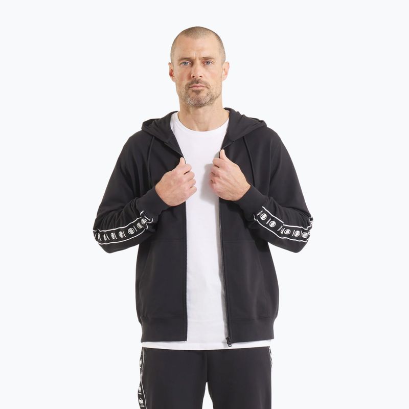 Bluza męska Pitbull Tape Nugget Hooded Zip Sweatshirt black 5
