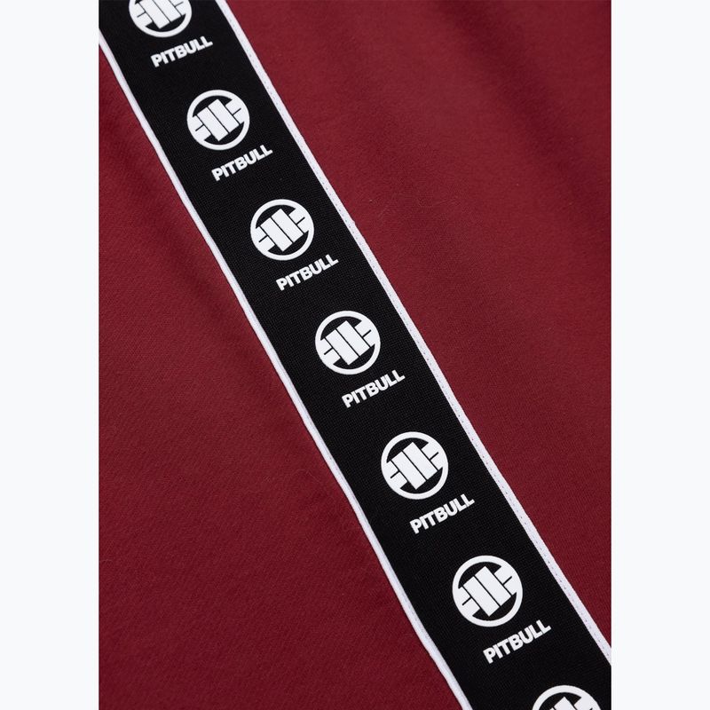 Spodnie męskie Pitbull Tape Nugget Jogging burgundy 9