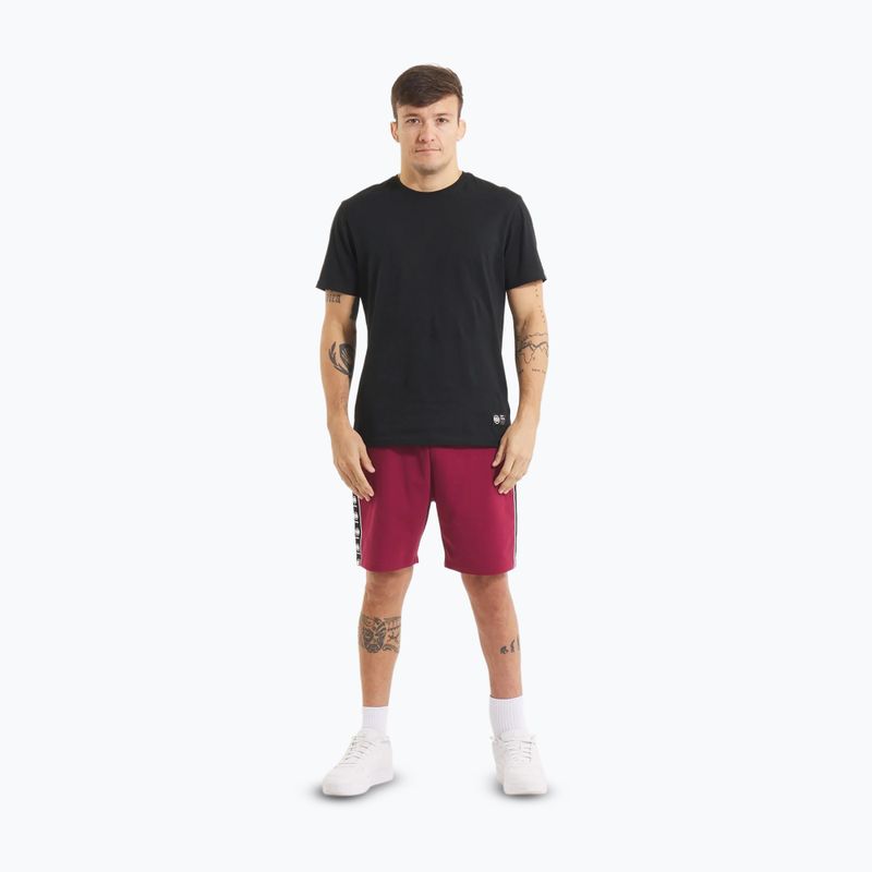 Spodenki męskie Pitbull Tape Nugget burgundy 2