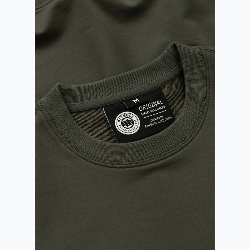 Bluza męska Pitbull Para Bellum Crewneck Sweatshirt old green 3