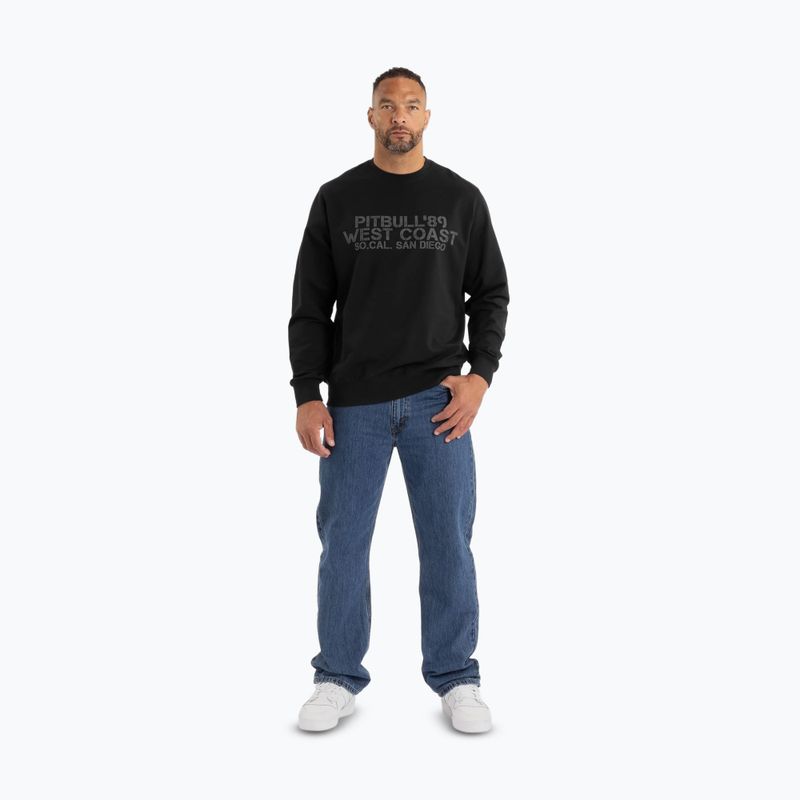 Bluza męska Pitbull Driving Crewneck Sweatshirt black 2