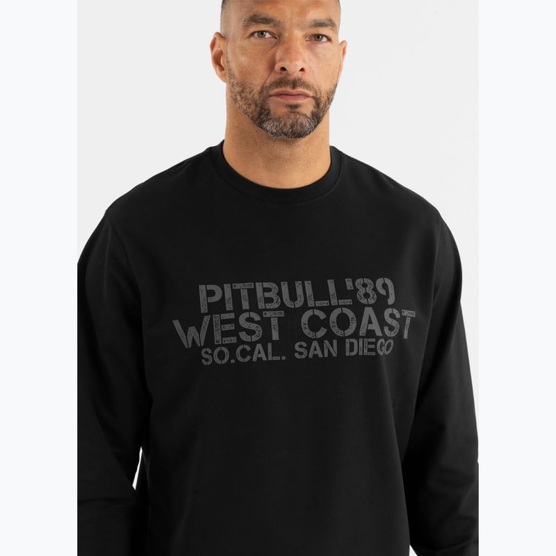 Bluza męska Pitbull Driving Crewneck Sweatshirt black 4