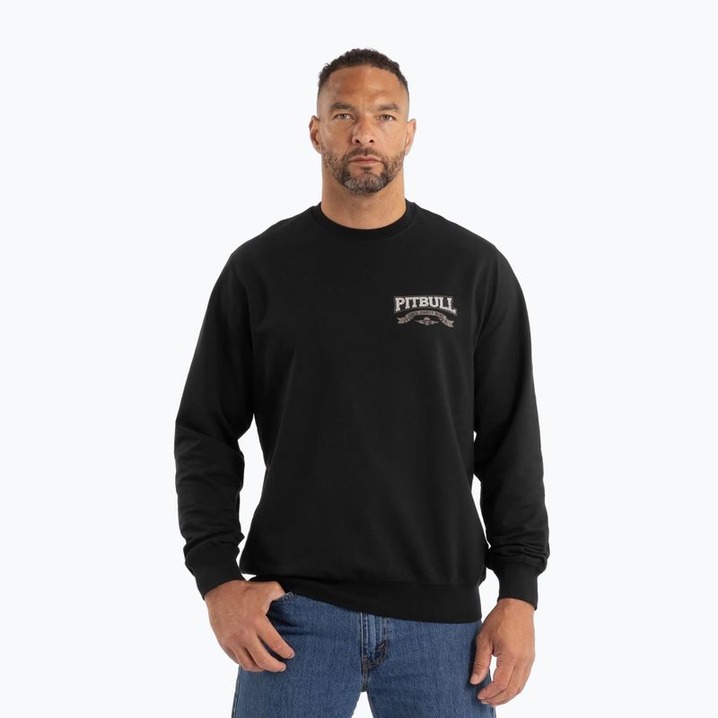 Bluza męska Pitbull Troublemaker Crewneck Sweatshirt black