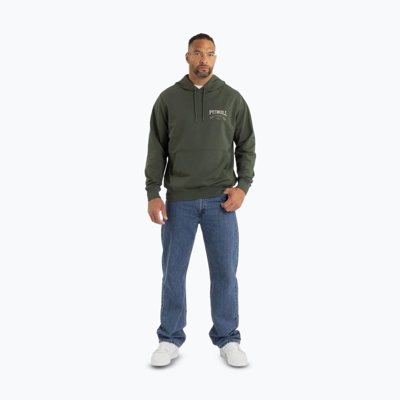 Bluza męska Pitbull Troublemaker Hooded Sweatshirt old green 2