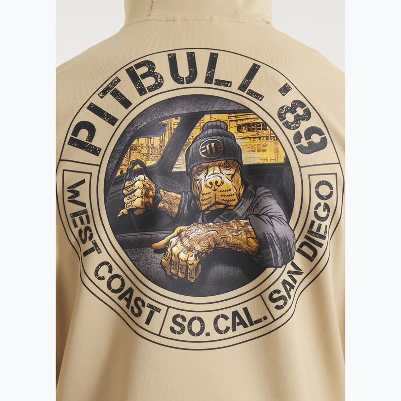 Bluza męska Pitbull Driving Hooded Sweatshirt pale sand 5