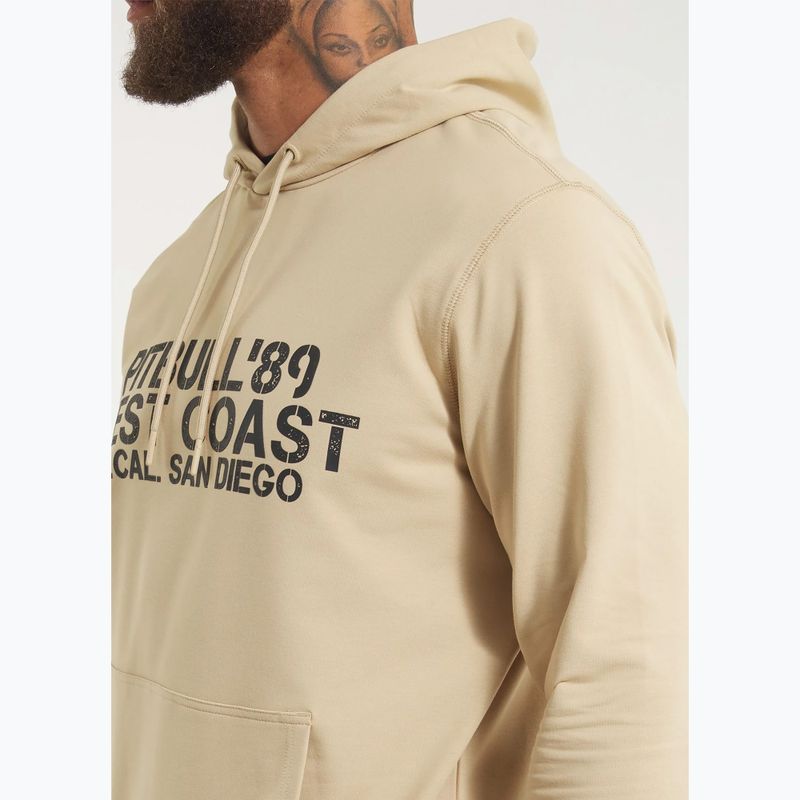 Bluza męska Pitbull Driving Hooded Sweatshirt pale sand 6
