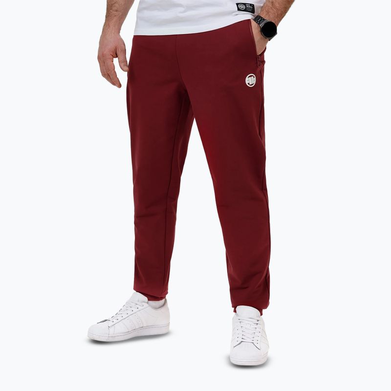 Spodnie męskie Pitbull Nugget Jogging burgundy