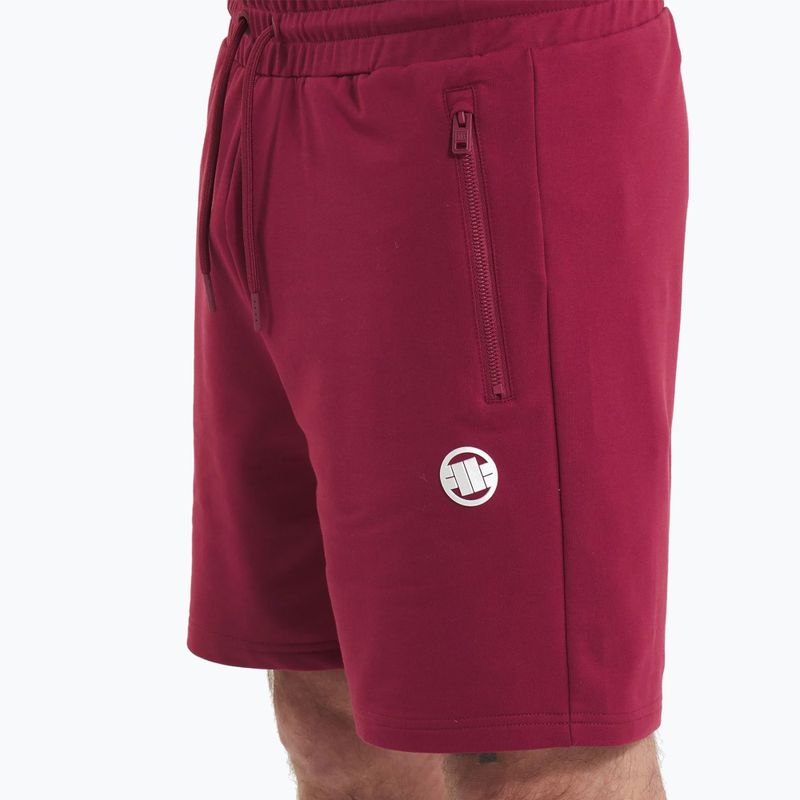 Spodenki męskie Pitbull Nugget burgundy 4