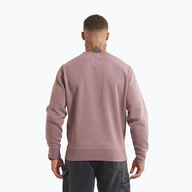 Bluza męska Pitbull Lancaster 2 Crewneck Sweatshirt washed burgundy 3