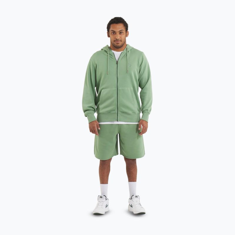 Bluza męska Pitbull Lancaster 2 Hooded Zip Sweatshirt washed green 2