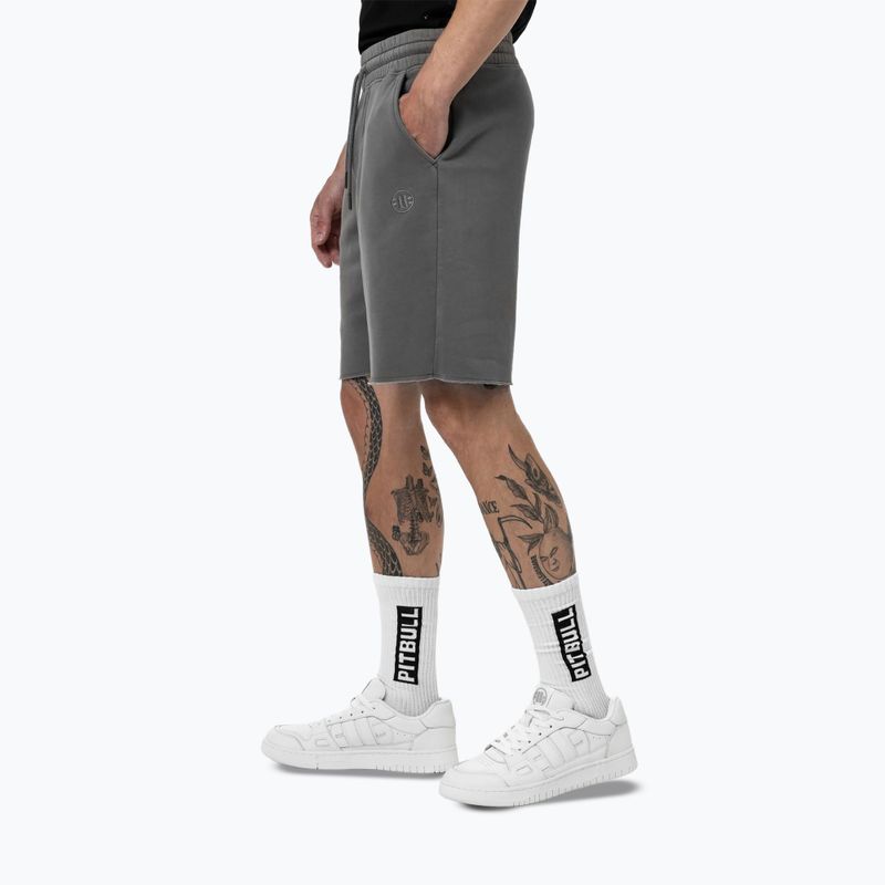 Spodenki męskie Pitbull Lancaster 2 washed grey 4