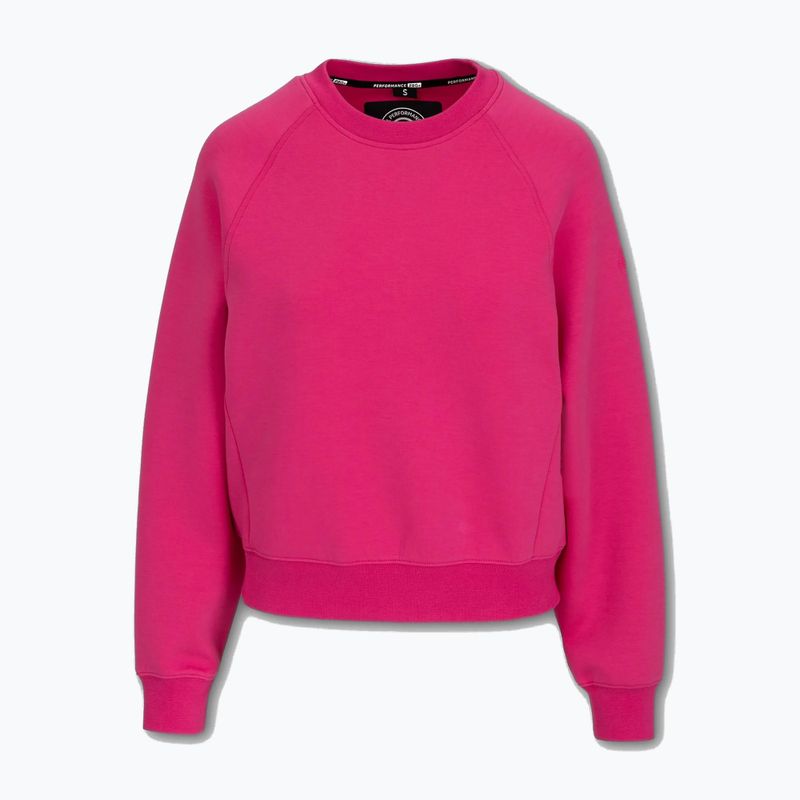 Bluza damska Pitbull Discovery Crewneck Sweatshirt raspberry red 4