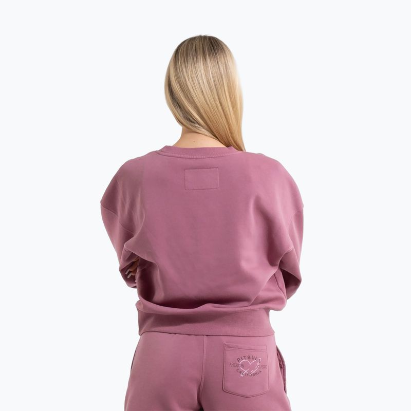 Bluza damska Pitbull Manzanita Heart Crewneck Sweatshirt pink 3