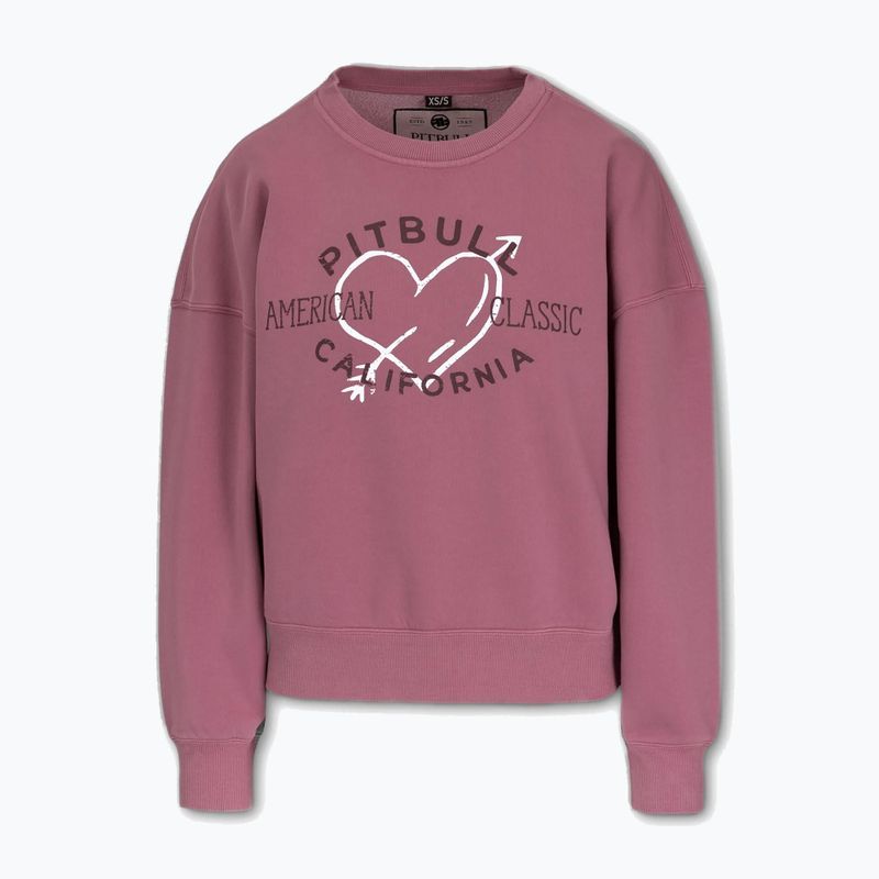 Bluza damska Pitbull Manzanita Heart Crewneck Sweatshirt pink 6