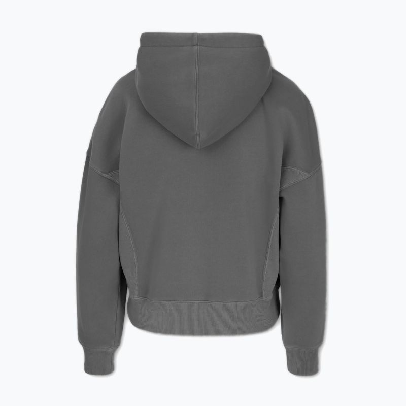 Bluza damska Pitbull Manzanita Heart Hooded Zip Sweatshirt washed grey 5