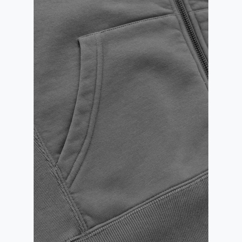 Bluza damska Pitbull Manzanita Heart Hooded Zip Sweatshirt washed grey 10