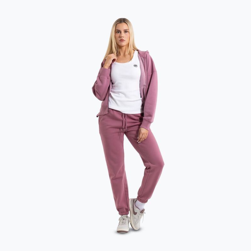 Bluza damska Pitbull Manzanita Heart Hooded Zip Sweatshirt pink 2