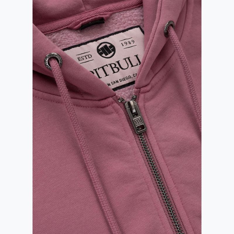 Bluza damska Pitbull Manzanita Heart Hooded Zip Sweatshirt pink 7
