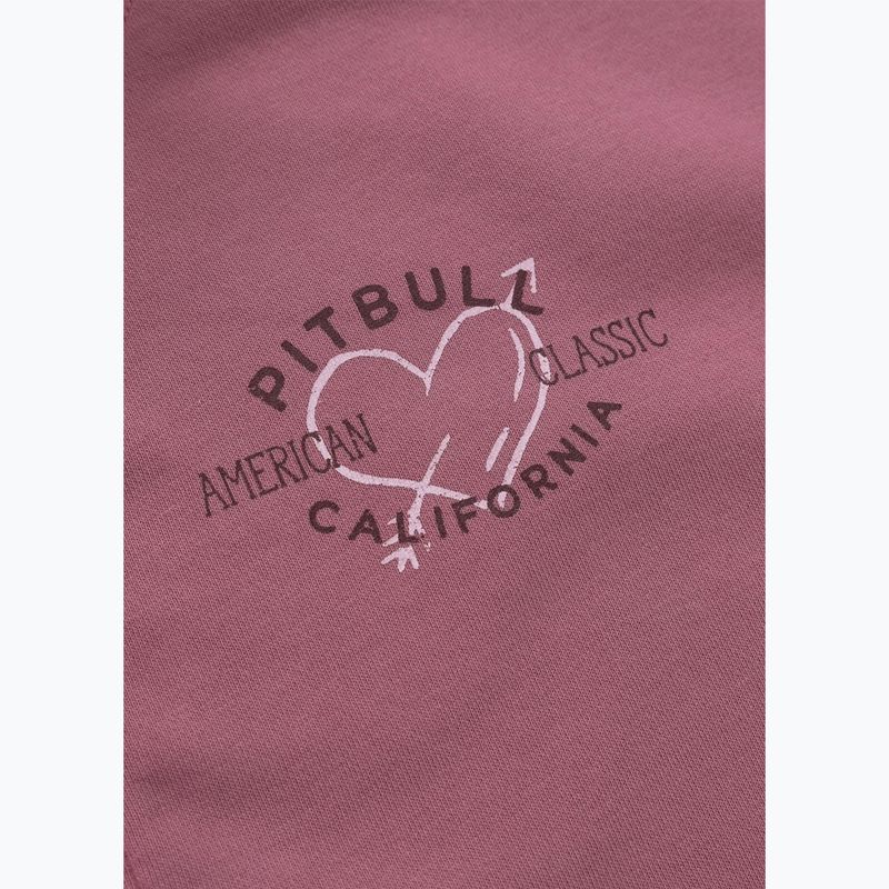 Bluza damska Pitbull Manzanita Heart Hooded Zip Sweatshirt pink 9