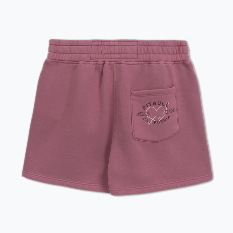 Spodenki damskie Pitbull Manzanita Heart pink 2