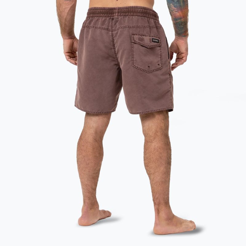 Szorty kąpielowe męskie Pitbull Balfour dusty burgundy 3